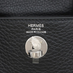 エルメス HERMES リンディ ミニ 20 ブラック トリヨンクレマンス ショルダーバッグ シルバー金具 新品 未使用 黒