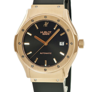 ウブロ HUBLOT クラシック トラディション 1915.NE10.8 自動巻き メンズ K18PG無垢 黒