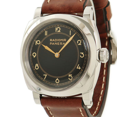 パネライ PANERAI ラジオミール 1940 3DAYS アッチャイオ PAM00790 U***/500 手巻き メンズ U番 黒 アールデコ調アラビア 限定