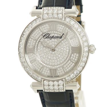 ショパール CHOPARD インペリアーレ 384239-1001 自動巻き メンズ K18WG無垢 純正ダイヤ ローマン バー