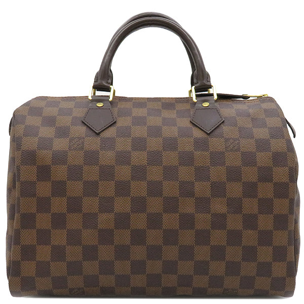 ルイヴィトン LOUIS VUITTON スピーディ30 N41364 ダミエエベヌ ダミエキャンバス ハンドバッグ ゴールド金具 茶 ボストン