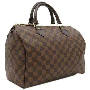 ルイヴィトン LOUIS VUITTON スピーディ30 N41364 ダミエエベヌ ダミエキャンバス ハンドバッグ ゴールド金具 茶 ボストン