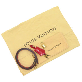 ルイヴィトン LOUIS VUITTON アルマBB M90174 スリーズ モノグラムヴェルニ 2WAYバッグ ゴールド金具 赤 ハンドバッグ