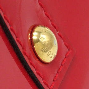 ルイヴィトン LOUIS VUITTON アルマBB M90174 スリーズ モノグラムヴェルニ 2WAYバッグ ゴールド金具 赤 ハンドバッグ