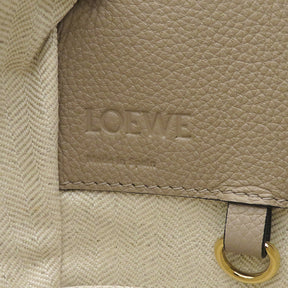 ロエベ LOEWE ハンモックバッグ コンパクト A538H13X03 サンド カーフ 2WAYバッグ ゴールド金具 ショルダー グレージュ