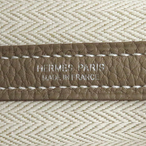 エルメス HERMES ガーデンパーティーTPM エトゥープ ネゴンダ トートバッグ シルバー金具 グレージュ