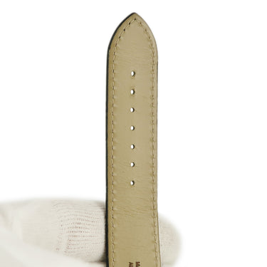 カルティエ Cartier バロンブルーLM用 クロコバンド チャコール クロコダイル 腕時計パーツ 純正 クロコ 尾錠用 替え ベルト ストラップ 19ｍｍ 灰色