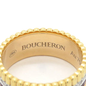 ブシュロン BOUCHERON キャトル クラシック スモール JRG00627 4カラー K18YG K18PG K18WG ブラウンPVD ダイヤモンド ＃T47(JP7) リング 指輪 750 7号