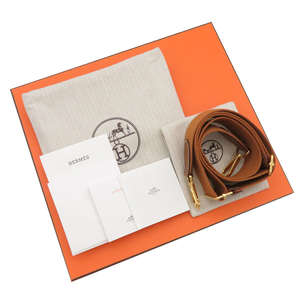 エルメス HERMES エヴリン3 PM  ゴールド トリヨンクレマンス ショルダーバッグ ゴールド金具 茶