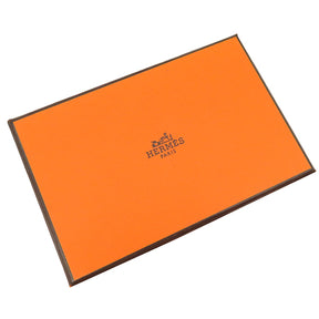 エルメス HERMES カルヴィ グリメイヤー エバーカラー カードケース シルバー金具