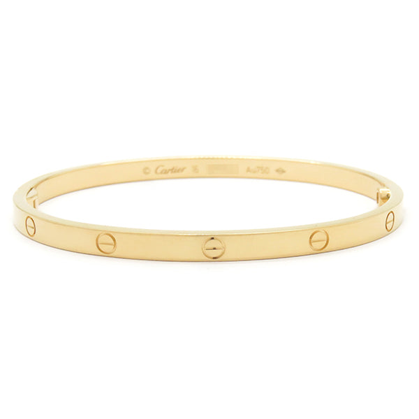 カルティエ Cartier LOVE ラブブレス SM B6047516 イエローゴールド K18YG #16 ブレスレット 750 18K 18金  バングル