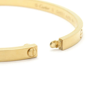 カルティエ Cartier LOVE ラブブレス SM B6047516 イエローゴールド K18YG #16 ブレスレット 750 18K 18金 バングル