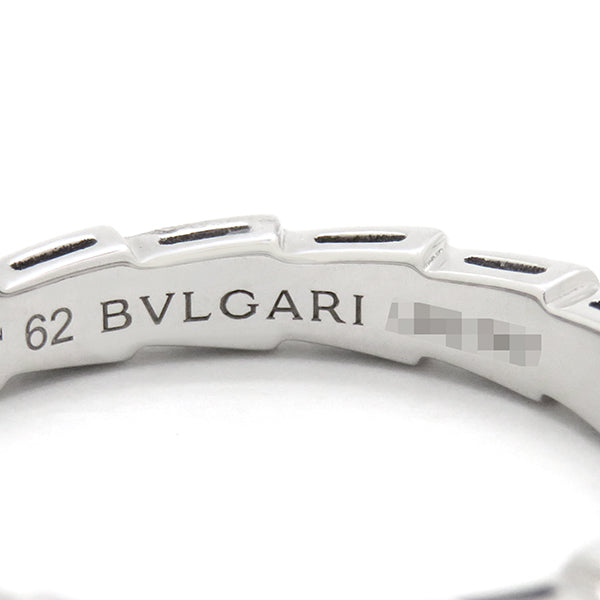 BVLGARI ブルガリ リング 指輪 セルペンティ ヴァイパー ダイヤリング ダイヤモンド シルバー #62(JP22)