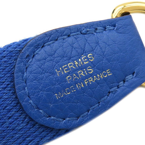 エルメス HERMES エヴリンTPM ブルーゼリージュ トリヨンクレマンス ショルダーバッグ ゴールド金具 新品 未使用 青