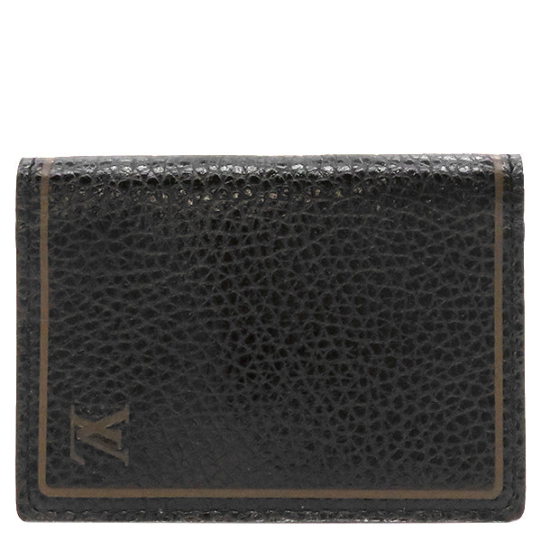 ルイヴィトン LOUIS VUITTON トバゴ オーガナイザー ドゥ ポッシュ M95253 ノワール レザー カードケース 黒 茶 名刺入れ カード入れ