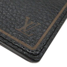 ルイヴィトン LOUIS VUITTON トバゴ オーガナイザー ドゥ ポッシュ M95253 ノワール レザー カードケース 黒 茶 名刺入れ カード入れ