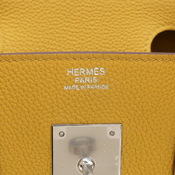 エルメス HERMES バーキン30 ジョーヌアンブル トゴ ハンドバッグ ...