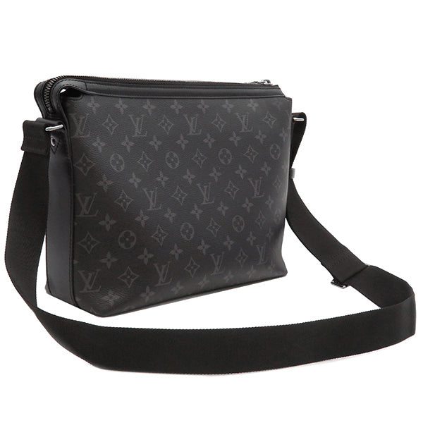 ルイヴィトン LOUIS VUITTON オディセ メッセンジャー PM M44223 モノグラム エクリプス モノグラムエクリプスキャンバス  ショルダーバッグ シルバー金具 黒 グレー