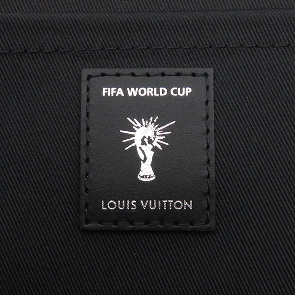 ルイヴィトン LOUIS VUITTON ポシェット ジュールGM M63295  ノワール×ホワイト エピレザー レザー クラッチバッグ シルバー金具 黒 2018 FIFAワールドカップ