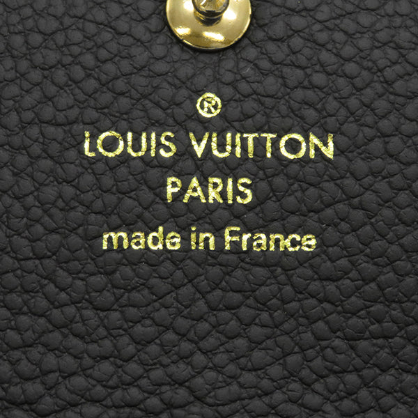 ルイヴィトン LOUIS VUITTON キーケース ミュルティクレ 6 M64421 ノワール モノグラムアンプラント キーケース ゴールド金具 黒 6連 6本 鍵入れ