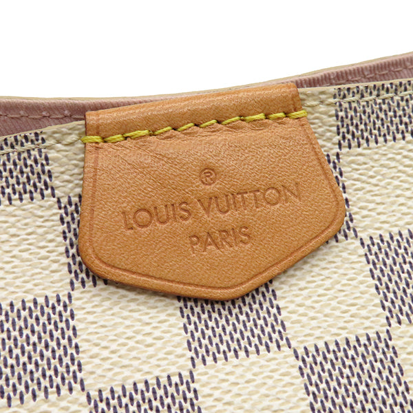 ルイヴィトン LOUIS VUITTON グレースフルPM N42249 ダミエアズール ダミエアズールキャンバス ショルダーバッグ ゴールド金具 ワンショルダー 白