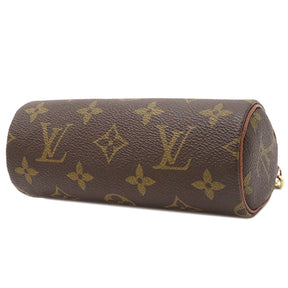 ルイヴィトン LOUIS VUITTON パピヨン 付属ポーチ モノグラム モノグラムキャンバス ポーチ ゴールド金具 茶