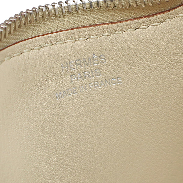 エルメス HERMES DOG ベージュ レザー コインケース シルバー金具 犬 イヌ