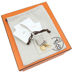 エルメス HERMES バーキン25 べトン トゴ ハンドバッグ ゴールド金具 新品 未使用 オフホワイト