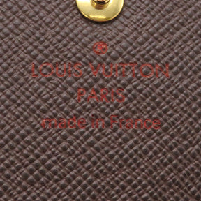 ルイヴィトン LOUIS VUITTON ポルトフォイユ サラ N63209 ダミエ ダミエキャンバス 長財布 ゴールド金具 茶 二つ折り財布