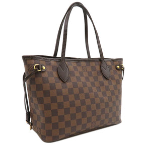 ルイヴィトン LOUIS VUITTON ネヴァーフルPM N41359 ダミエエベヌ  ダミエキャンバス トートバッグ ゴールド金具 茶 ポーチ欠品