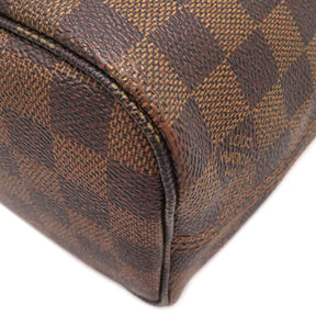 ルイヴィトン LOUIS VUITTON ネヴァーフルPM N41359 ダミエエベヌ  ダミエキャンバス トートバッグ ゴールド金具 茶 ポーチ欠品