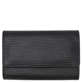 ルイヴィトン LOUIS VUITTON ミュルティクレ 6 M63812 ブラック エピレザー キーケース シルバー金具 黒 鍵入れ 6本 6連