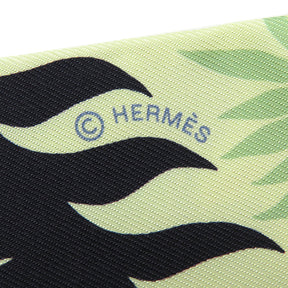 エルメス HERMES ツイリー ブルノワール×ジョーヌスフレ×ローズ シルク スカーフ 【LE CHARME D'ORPHEE/オルフェウスの魅力に誘われて】