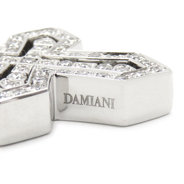 ダミアーニ DAMIANI ベルエポック クラウン S  20089078 ホワイトゴールド K18WG ダイヤモンド ネックレス 750 18金 WG クロス 十字架