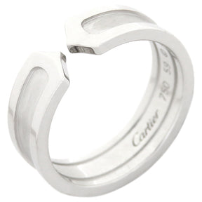 カルティエ Cartier C2リング  ホワイトゴールド K18WG #59(JP19) リング 指輪 750WG K18