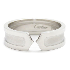 カルティエ Cartier C2リング  ホワイトゴールド K18WG #59(JP19) リング 指輪 750WG K18