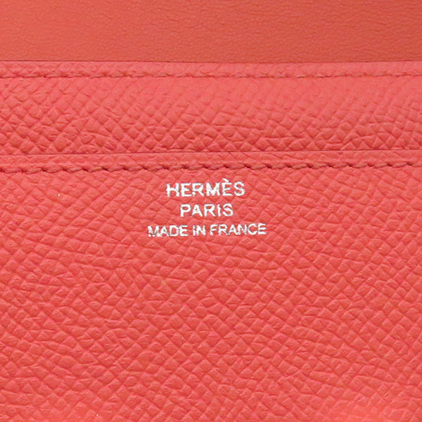 エルメス HERMES コンスタンスロング 063626CKT5 ローズジャイプール ヴォーエプソン 長財布 ピンク