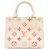 ルイヴィトン LOUIS VUITTON オンザゴー BB M47115 サンライズアクワレル モノグラムアンプラントレザー 2WAYバッグ ゴールド金具 新品 未使用 ショルダー