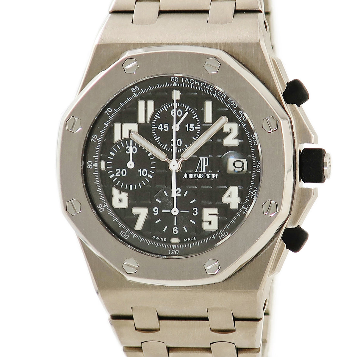 オーデマピゲ AUDEMARS PIGUET ロイヤルオーク オフショア クロノグラフ 25721TI.OO.1000TI.06.A 自動巻き メンズ メーカーOH済 黒