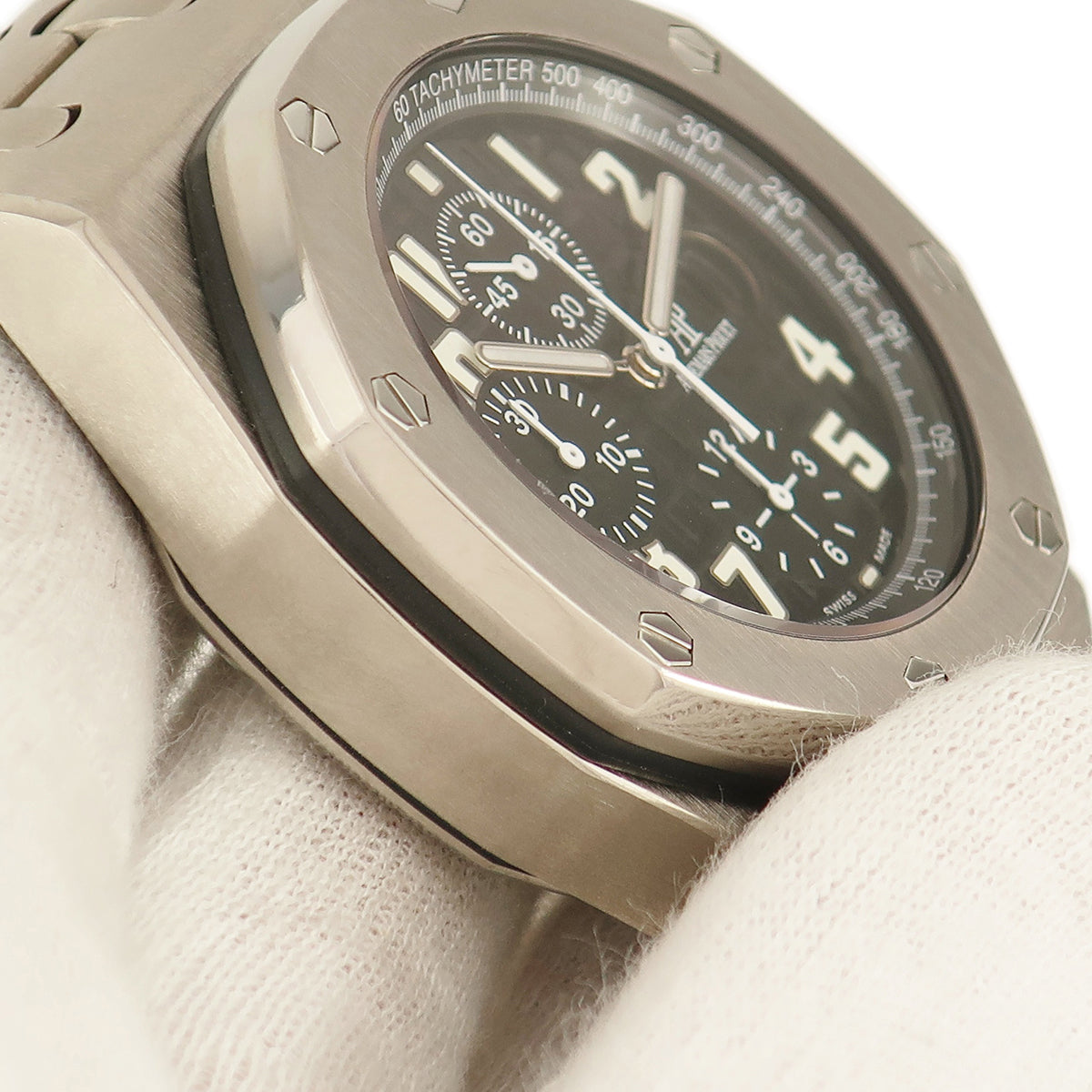 オーデマピゲ AUDEMARS PIGUET ロイヤルオーク オフショア クロノグラフ 25721TI.OO.1000TI.06.A 自動巻き メンズ メーカーOH済 黒