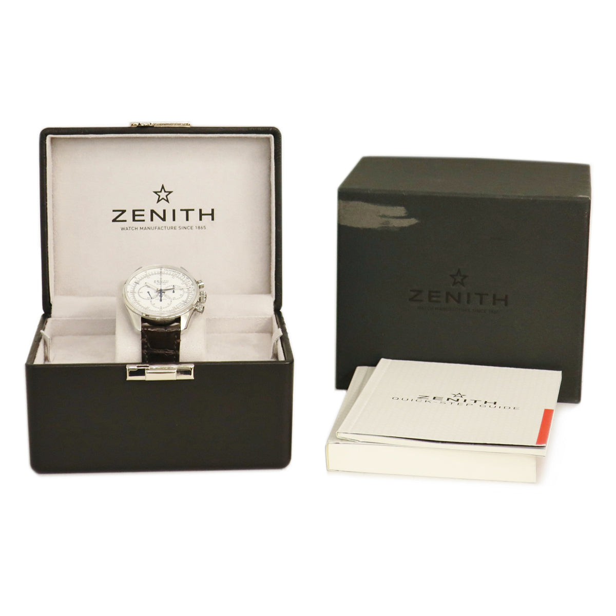 ゼニス ZENITH エルプリメロ クラシック 36000VpH 03.2080.400/01.C494 自動巻き メンズ 白 バー 2015年