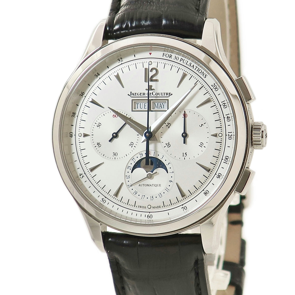 ジャガールクルト JAEGAER LECOULTRE マスター コントロール クロノグラフ カレンダー Q413812J 830.8.C9.S 自動巻き メンズ デイデイト