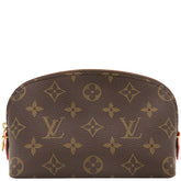 ルイヴィトン LOUIS VUITTON ポシェット コスメティック PM M47515 モノグラム モノグラムキャンバス ポーチ ゴールド金具 茶 メイクポーチ 化粧ポーチ