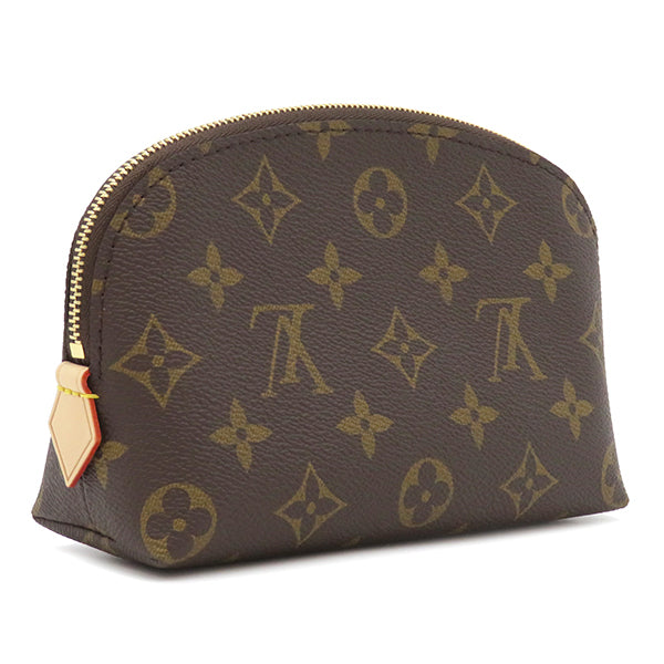 ルイヴィトン LOUIS VUITTON ポシェット コスメティック PM M47515 モノグラム モノグラムキャンバス ポーチ ゴールド金具 茶 メイクポーチ 化粧ポーチ