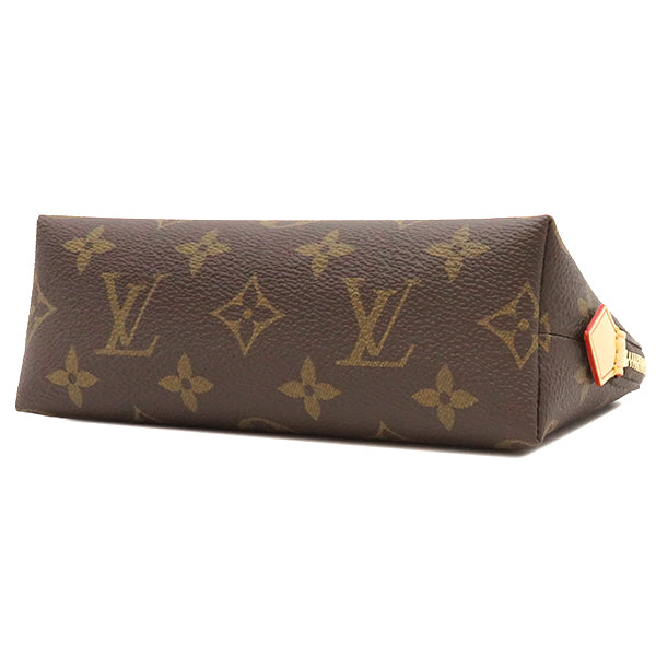 ルイヴィトン LOUIS VUITTON ポシェット コスメティック PM M47515 モノグラム モノグラムキャンバス ポーチ ゴールド金具 茶 メイクポーチ 化粧ポーチ