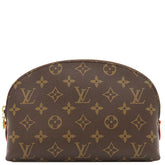 ルイヴィトン LOUIS VUITTON ポシェット コスメティック MM M46579 モノグラム モノグラムキャンバス ポーチ ゴールド金具 茶 メイクポーチ 化粧ポーチ