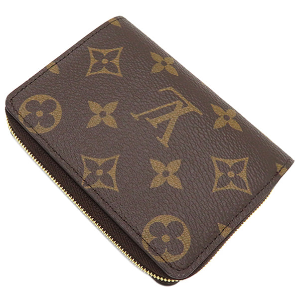 ルイヴィトン LOUIS VUITTON ポルトフォイユ ルー M81461 モノグラムリバース モノグラムリバース 二つ折り財布 ゴールド金具 茶 コンパクト財布