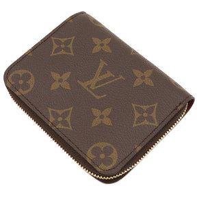 ルイヴィトン LOUIS VUITTON ジッピー コインパース M60067 モノグラム モノグラムキャンバス コインケース ゴールド金具 茶 ラウンドファスナー 小銭入れ