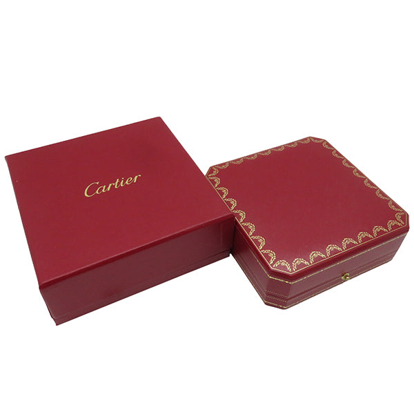 カルティエ Cartier ロゴ ピンクゴールド K18PG ピンクサファイア ネックレス 18金 750PG