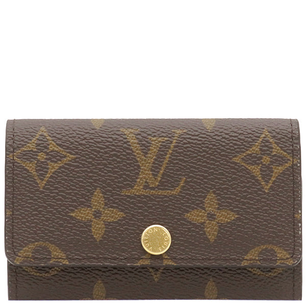 ルイヴィトン LOUIS VUITTON ミュルティクレ 6 M62630 モノグラム モノグラムキャンバス キーケース ゴールド金具 茶 鍵入れ 6連 6本